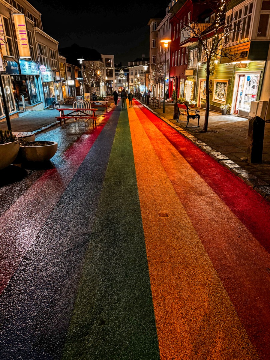 Rainbow Street Reykjavik by Paul Kestel