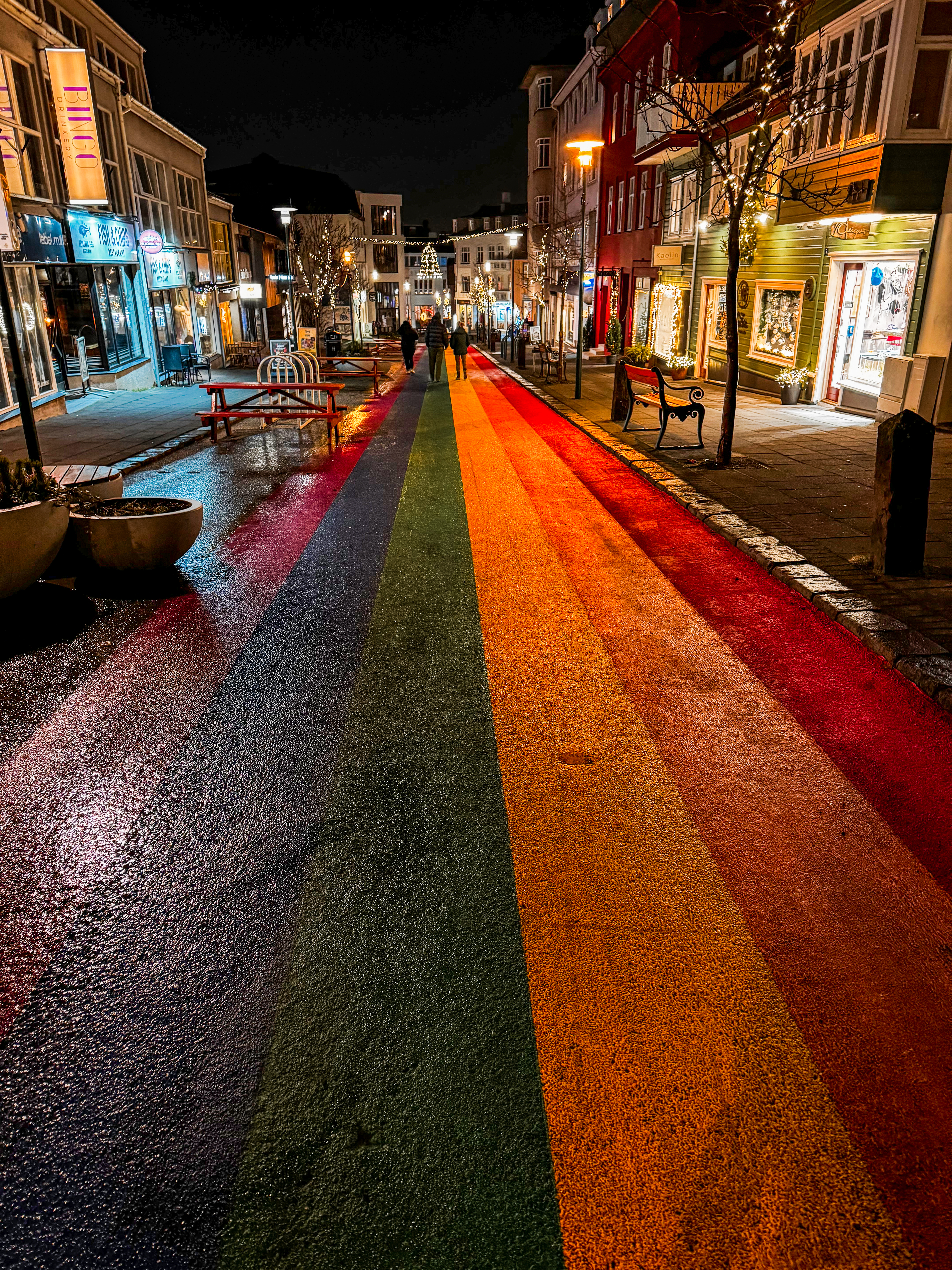Rainbow Street Reykjavik by Paul Kestel