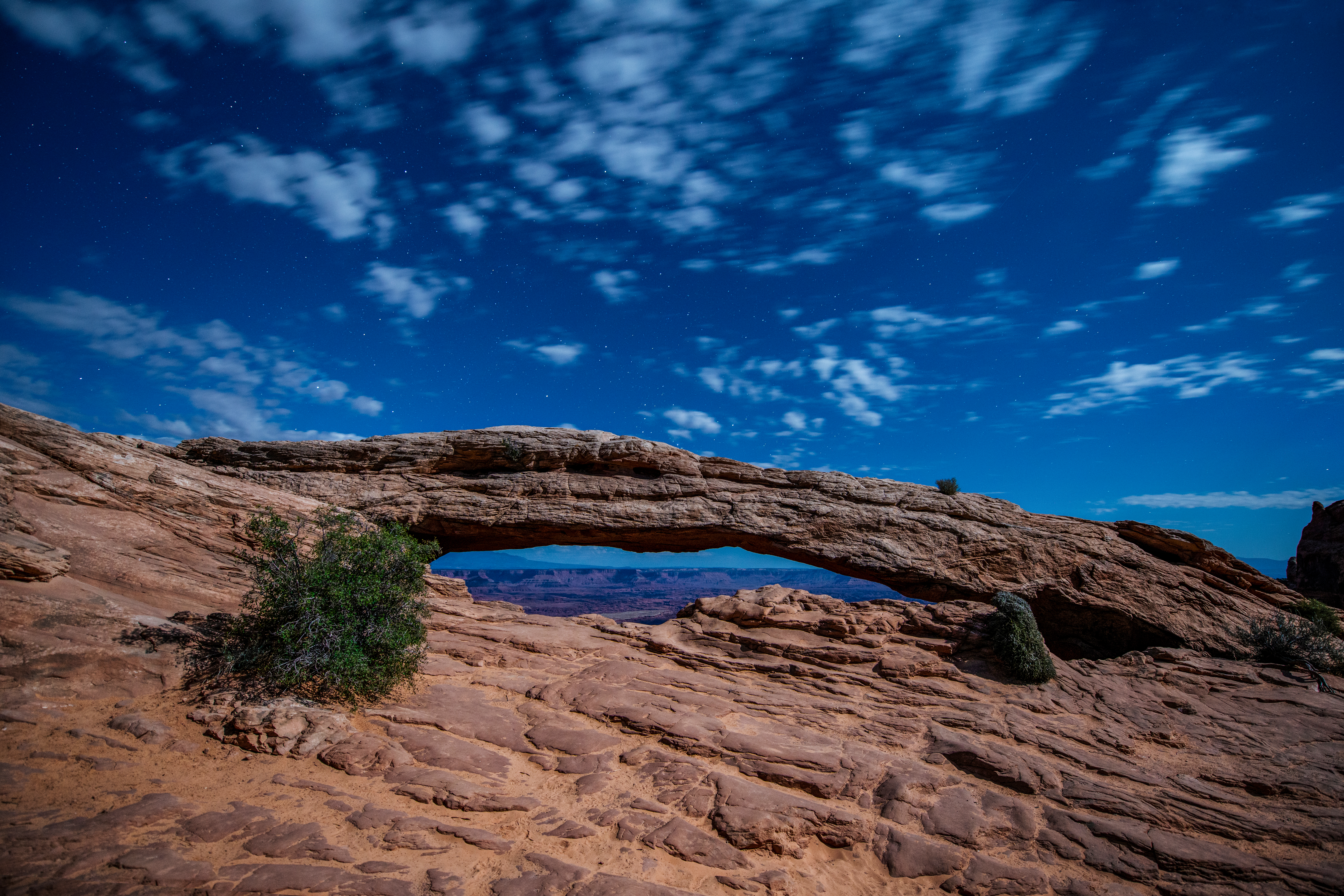 Mesa Arch by Moonlight by Paul Kestel