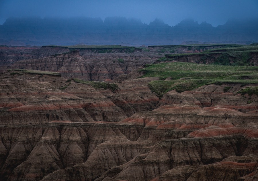 Badlands National Park Eroded Buttes by Paul Kestel