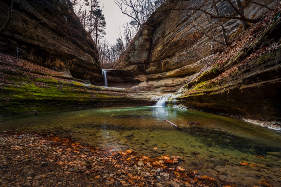 LaSala Canyon Starved Rock State Park by Paul Kestel
