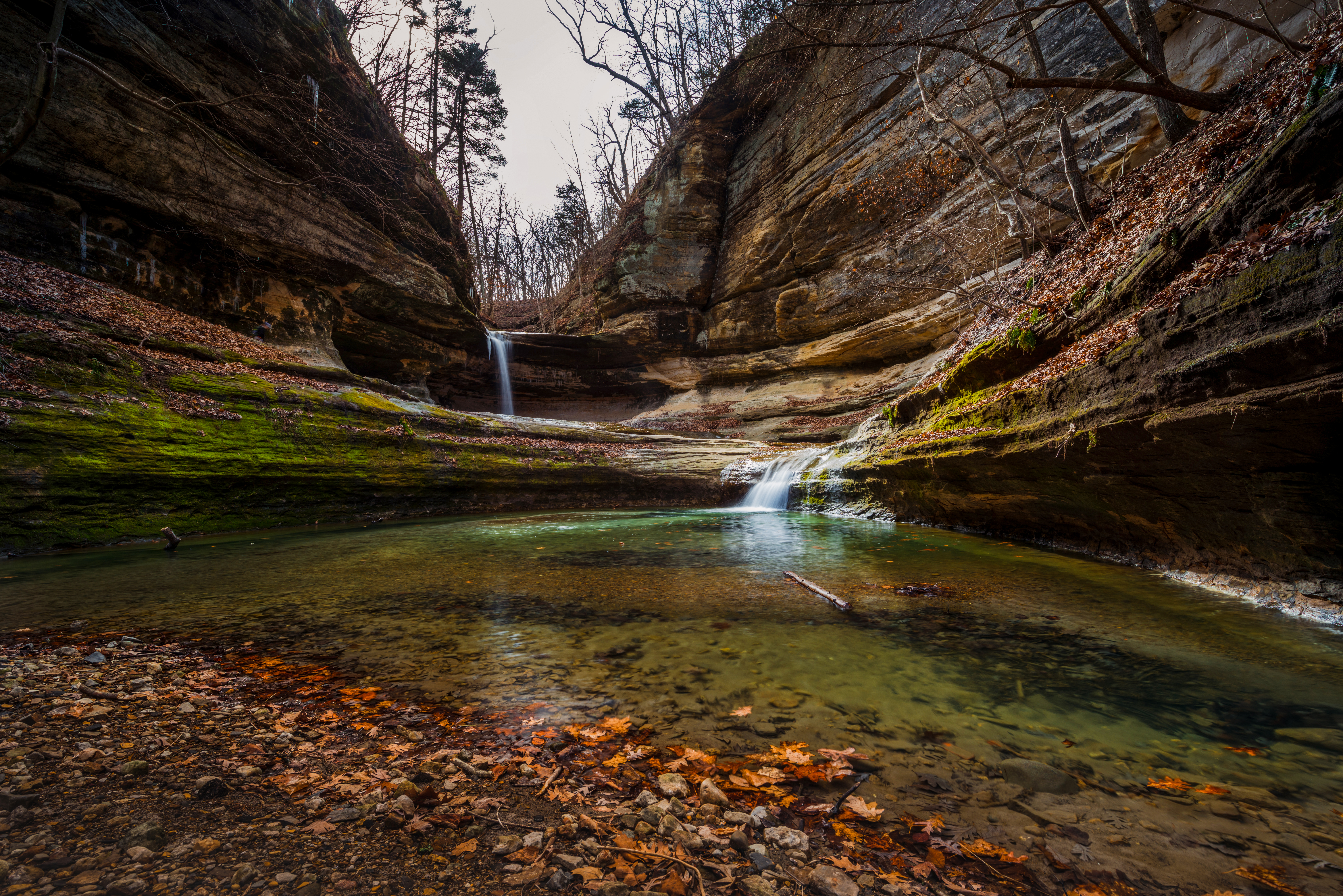 LaSala Canyon Starved Rock State Park by Paul Kestel