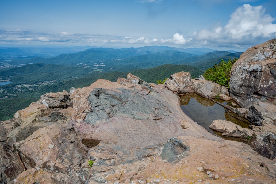 Stony Man Mountain Puddle by Paul Kestel