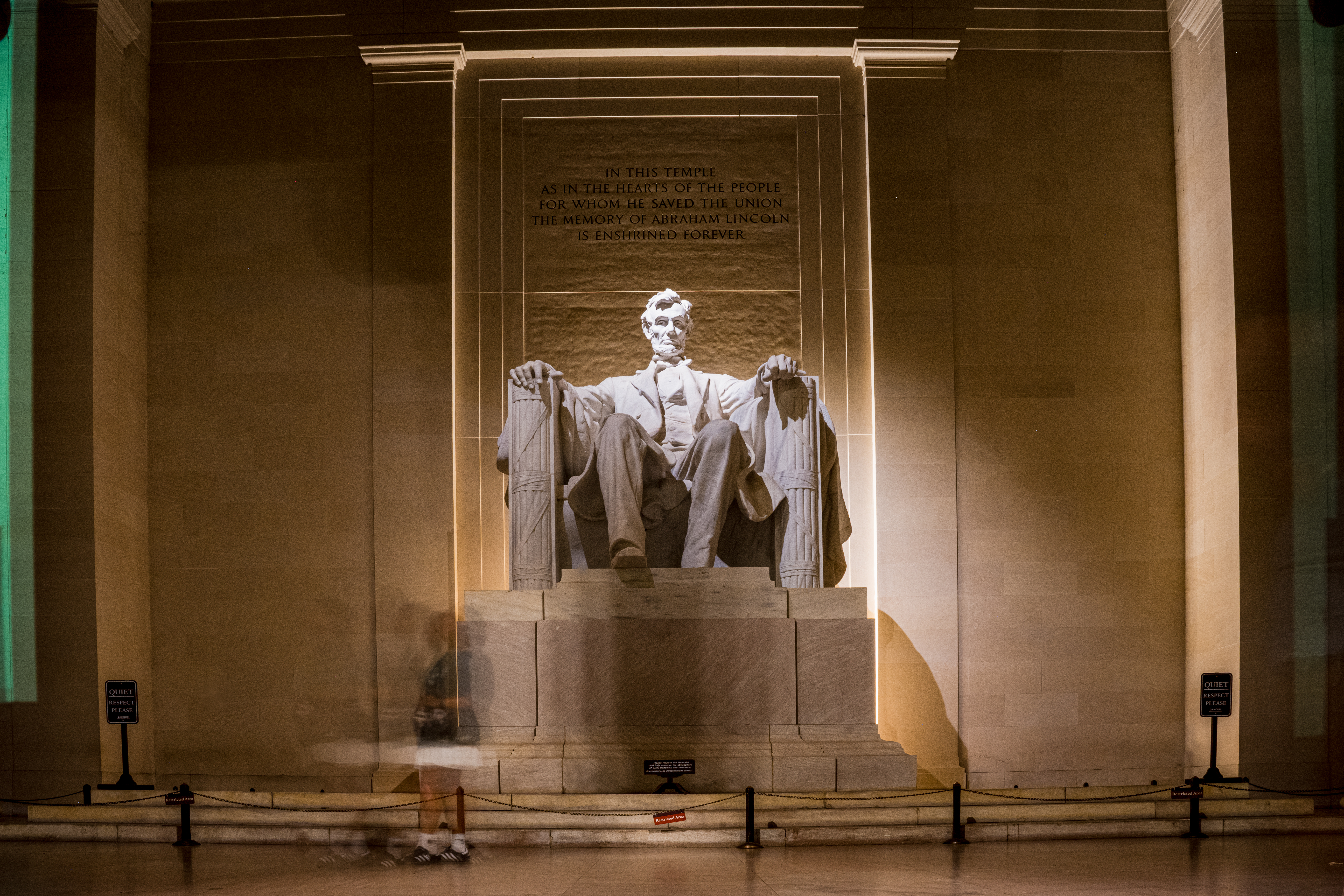 Lincoln Memorial Ghosts by Paul Kestel