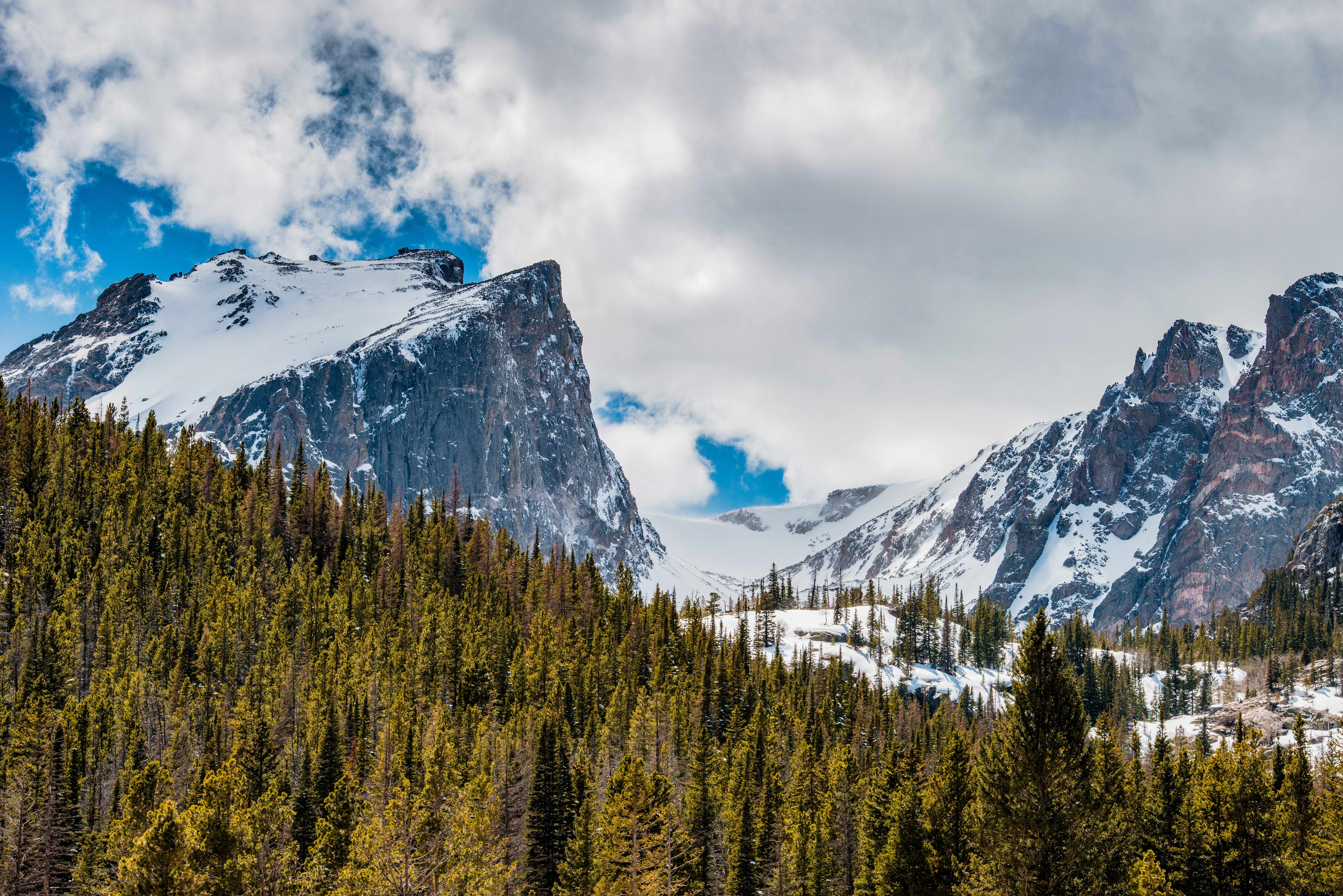 Hallett Peak Rocky Mountain National Park by Paul Kestel