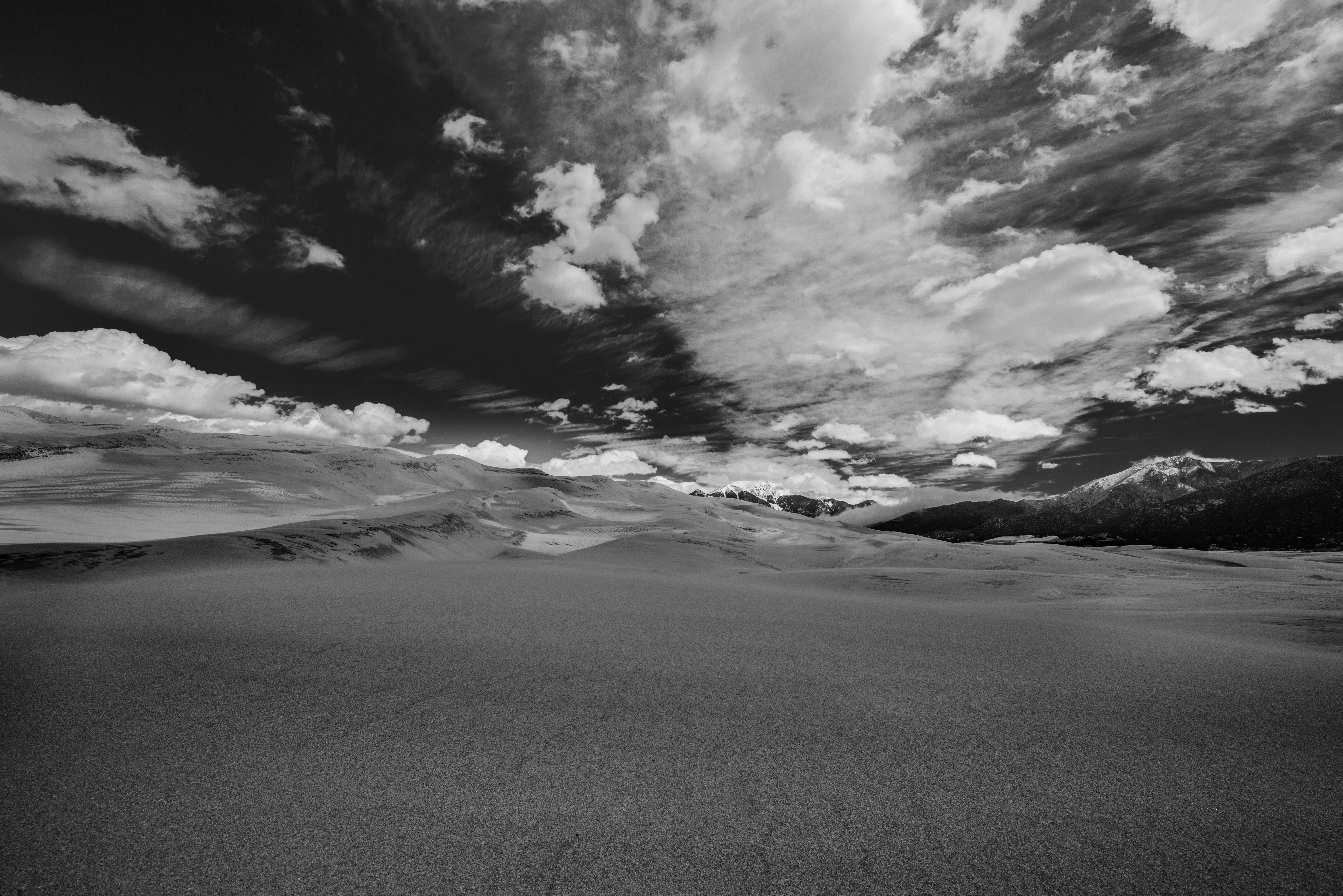 Sand Dunes B&W by Paul Kestel