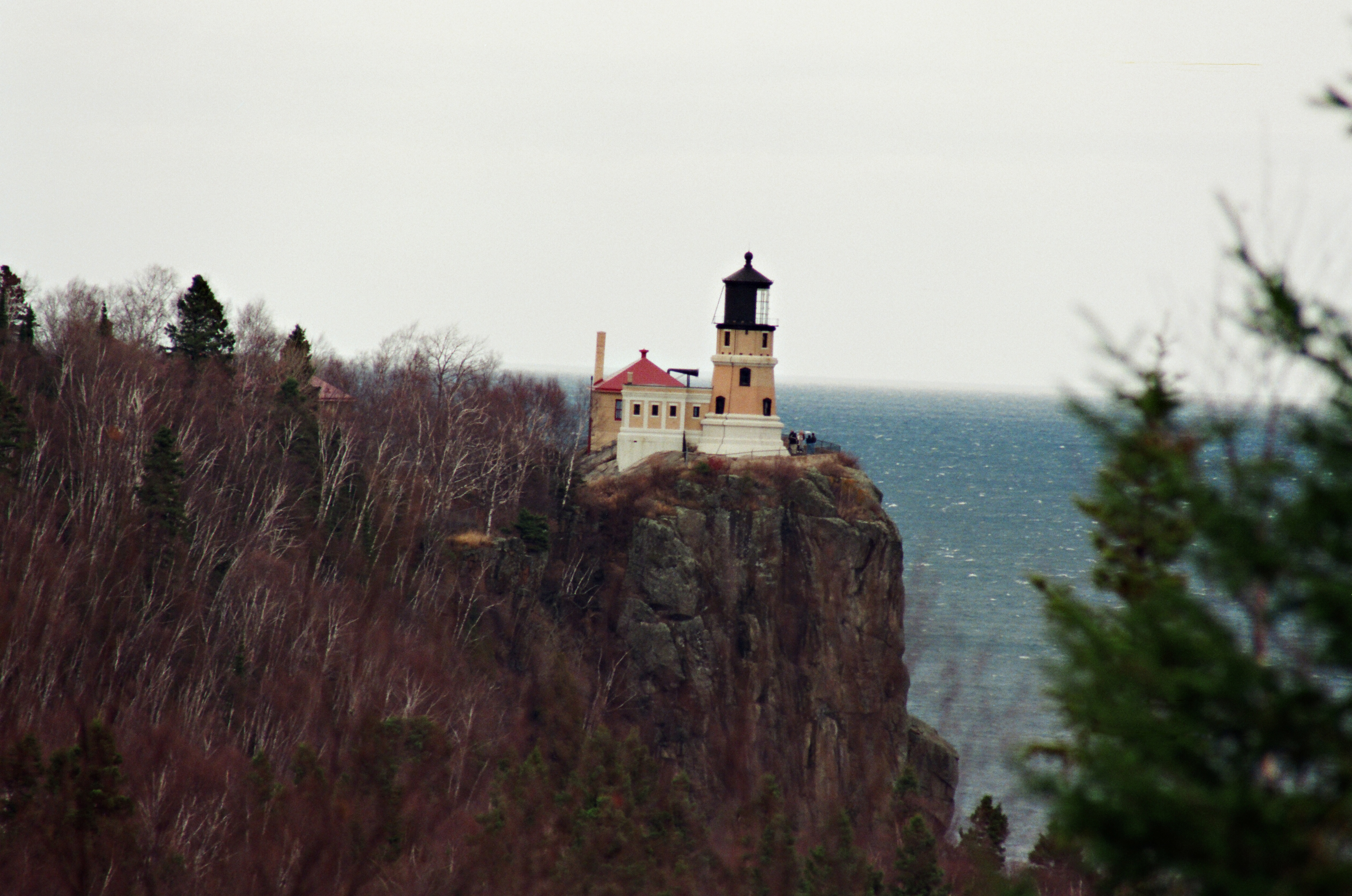Old Film Scan of Split Rock Lighthouse by Paul Kestel