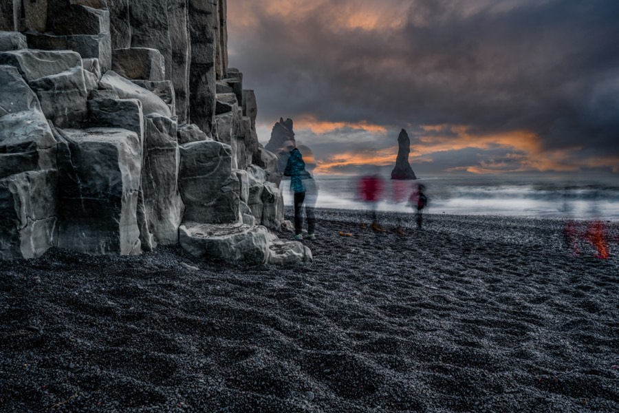 Reynisfjara Ghosts by Paul Kestel