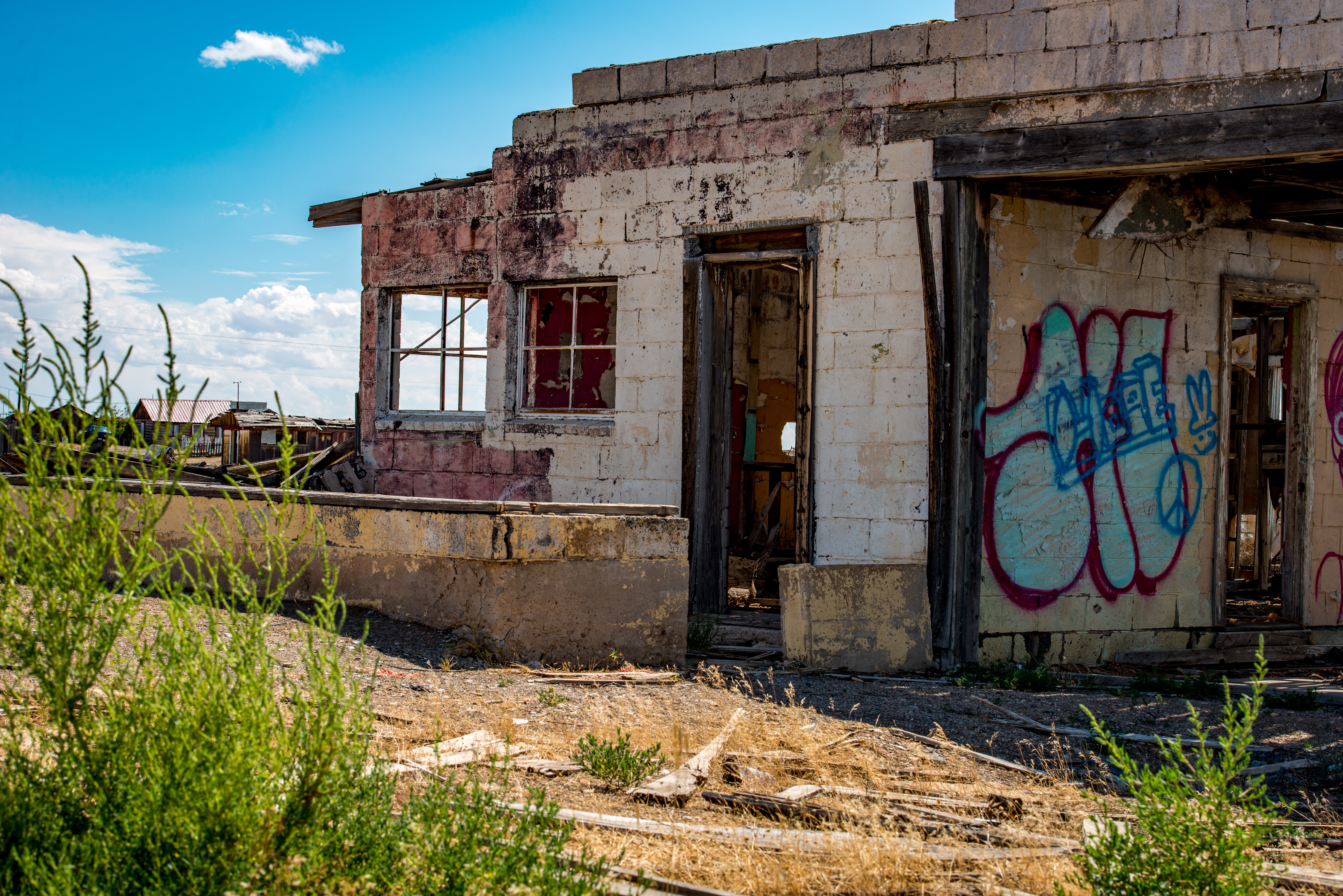 Gas Station Cisco Ghost Town by Paul Kestel