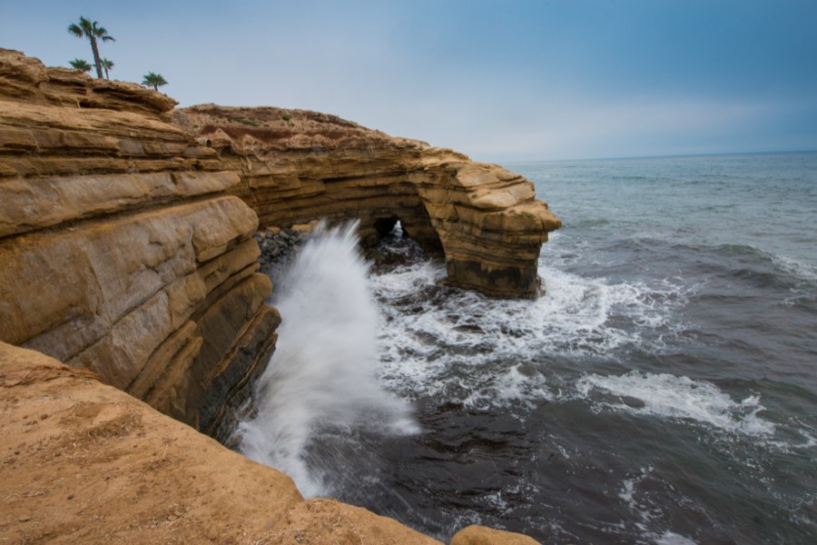 Sunset Cliffs Waves by Paul Kestel