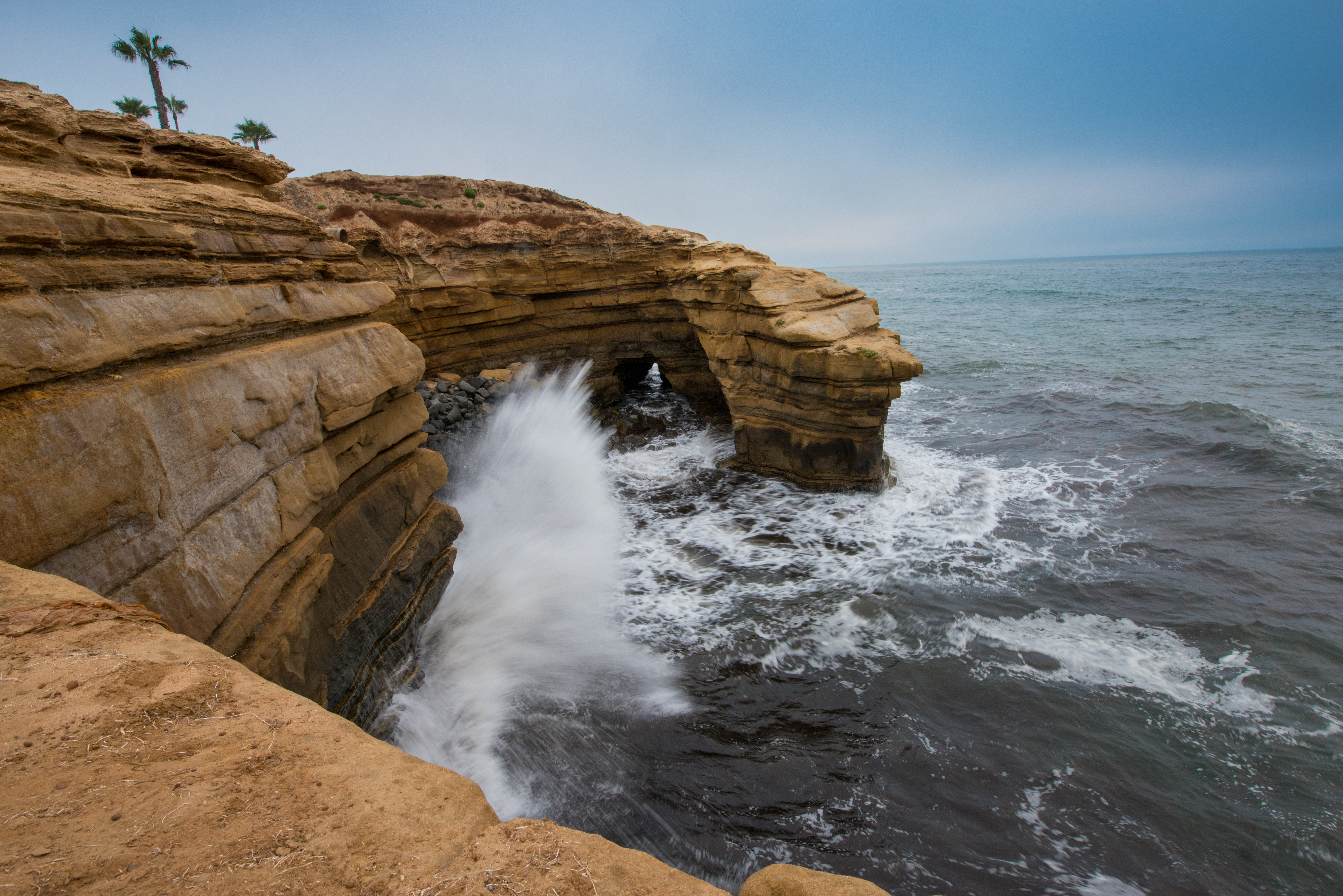 Sunset Cliffs Waves by Paul Kestel