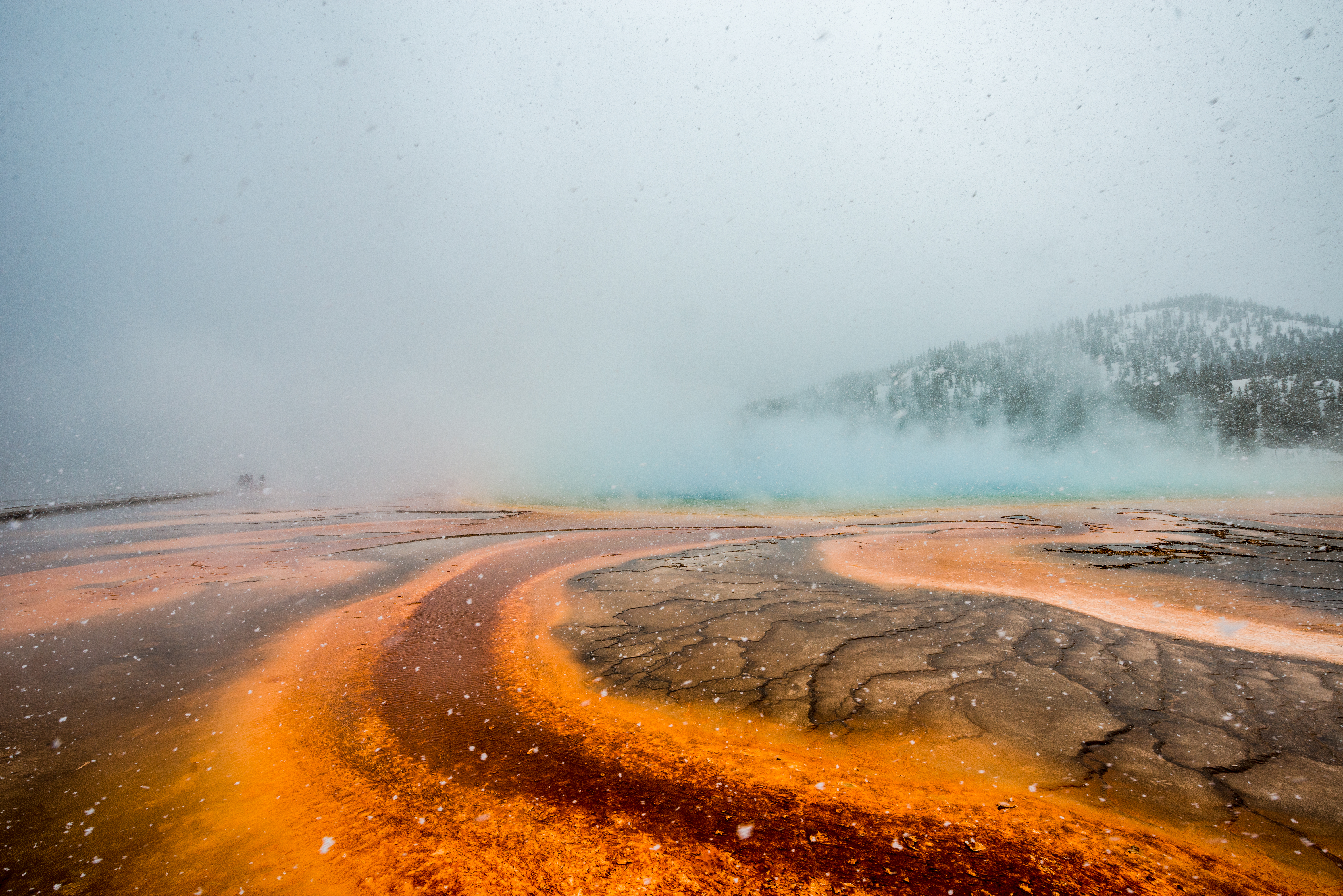 Grand Prismatic Spring Yellowstone National Park by Paul Kestel