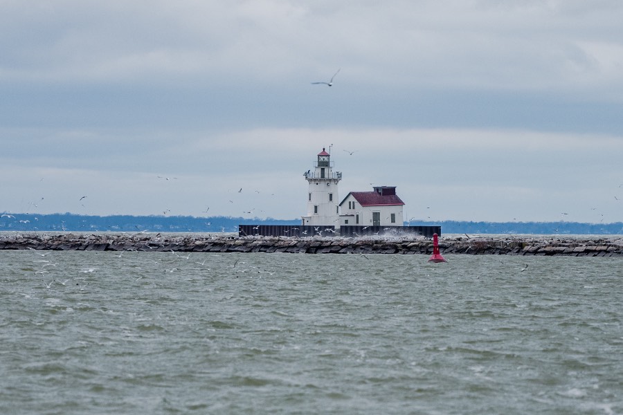 Cleveland Harbor West Pierhead Lighthouse by Paul Kestel