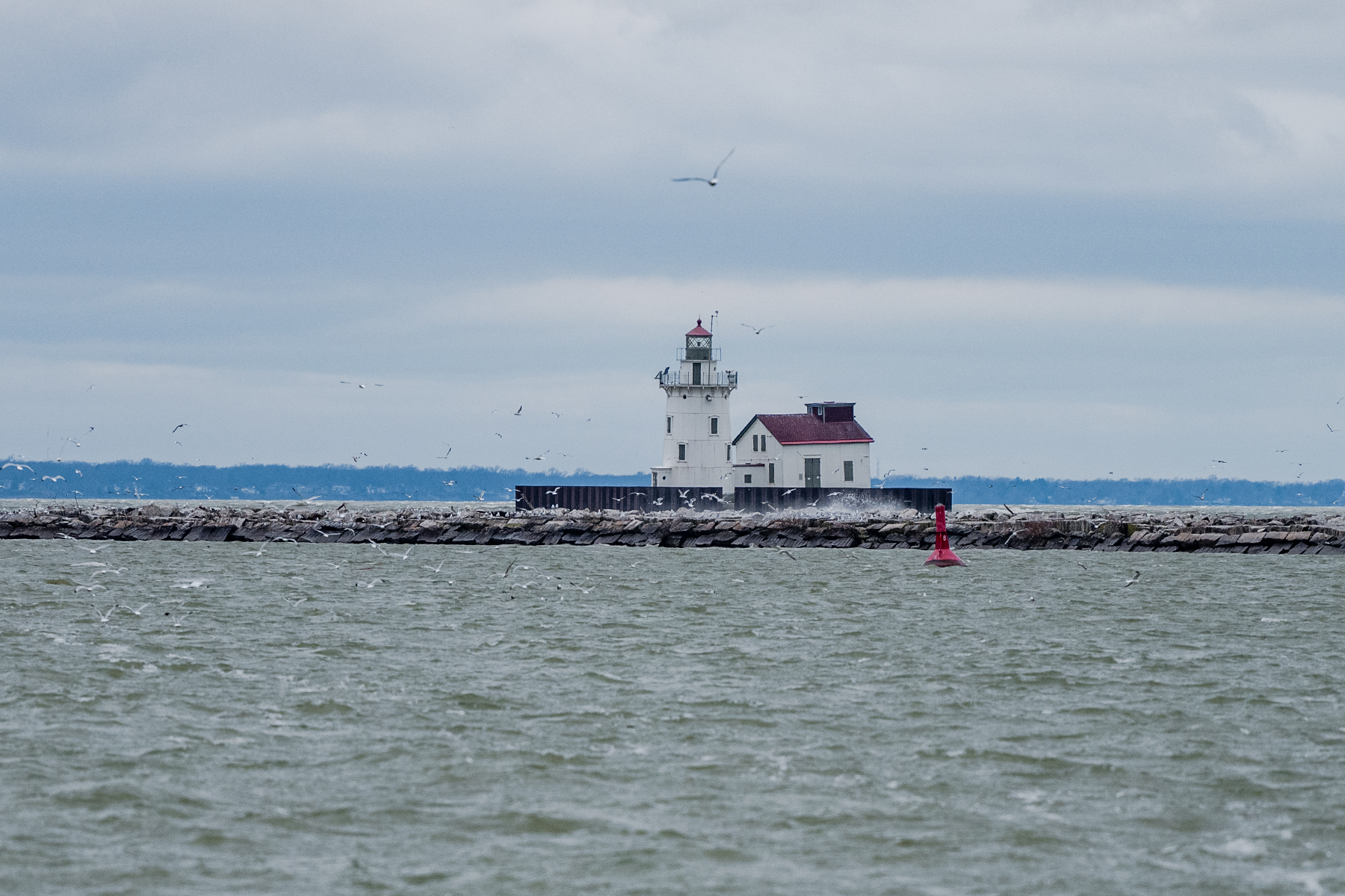 Cleveland Harbor West Pierhead Lighthouse by Paul Kestel