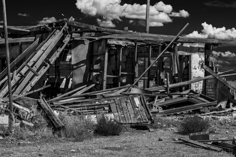 Ghost Town B&W by Paul Kestel