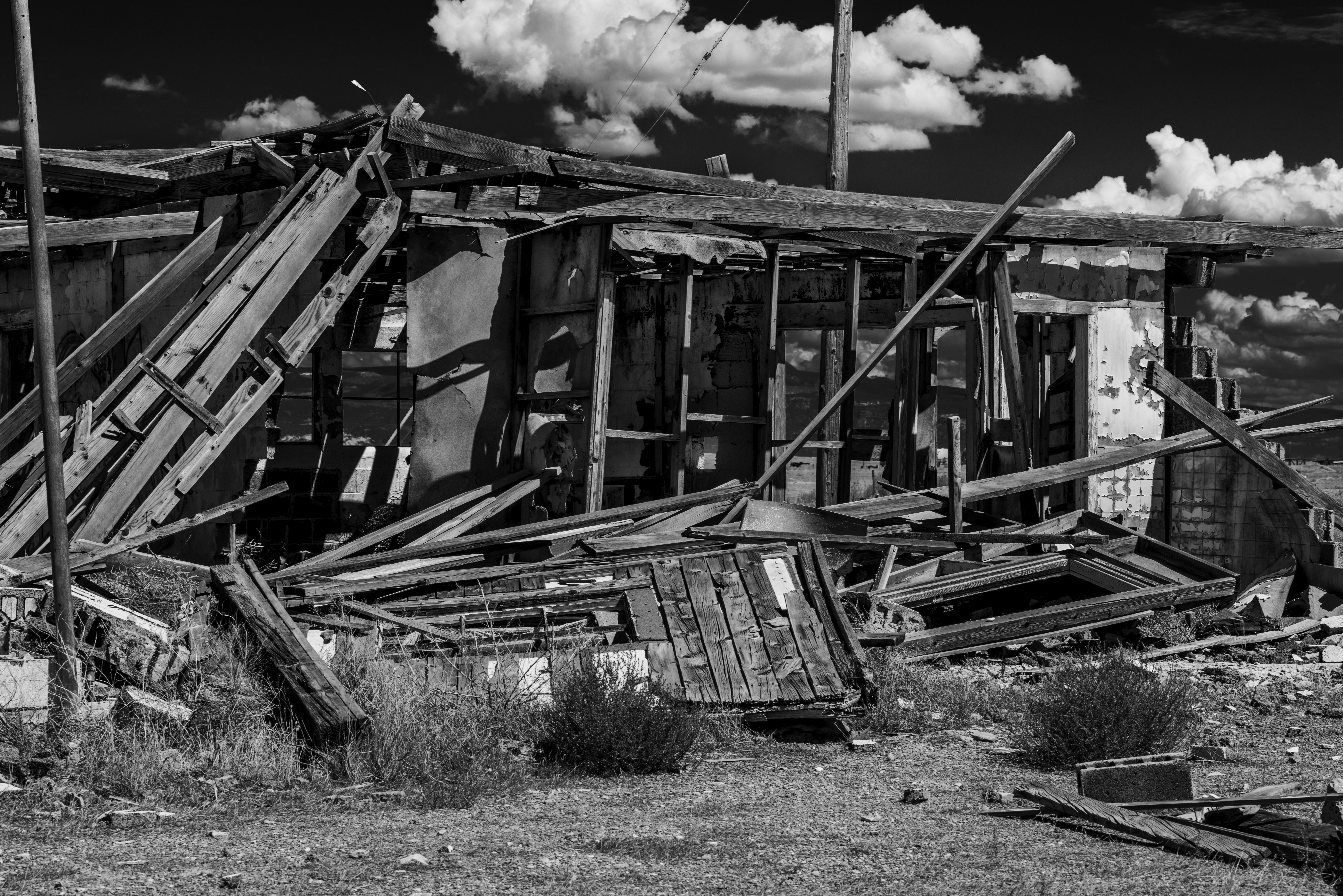 Ghost Town B&W by Paul Kestel
