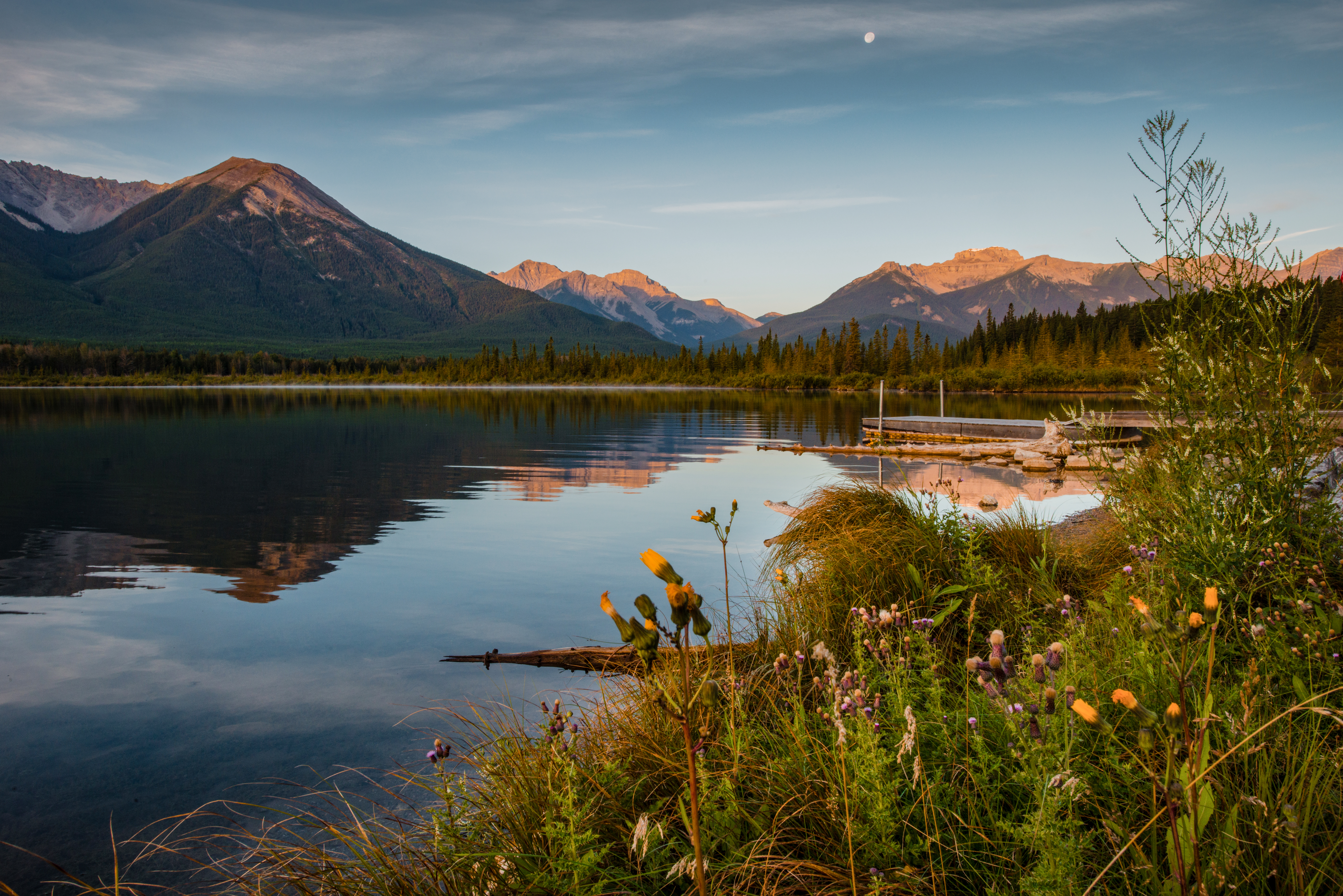 Vermilion Lakes Dock by Paul Kestel