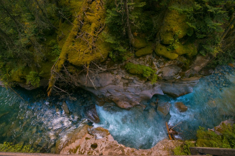 Johnston Canyon River by Paul Kestel