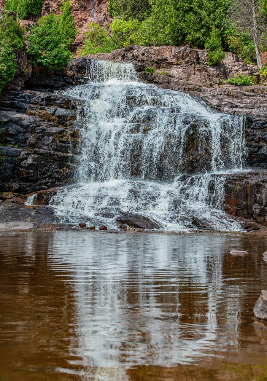 Gooseberry Falls Reflections by Paul Kestel