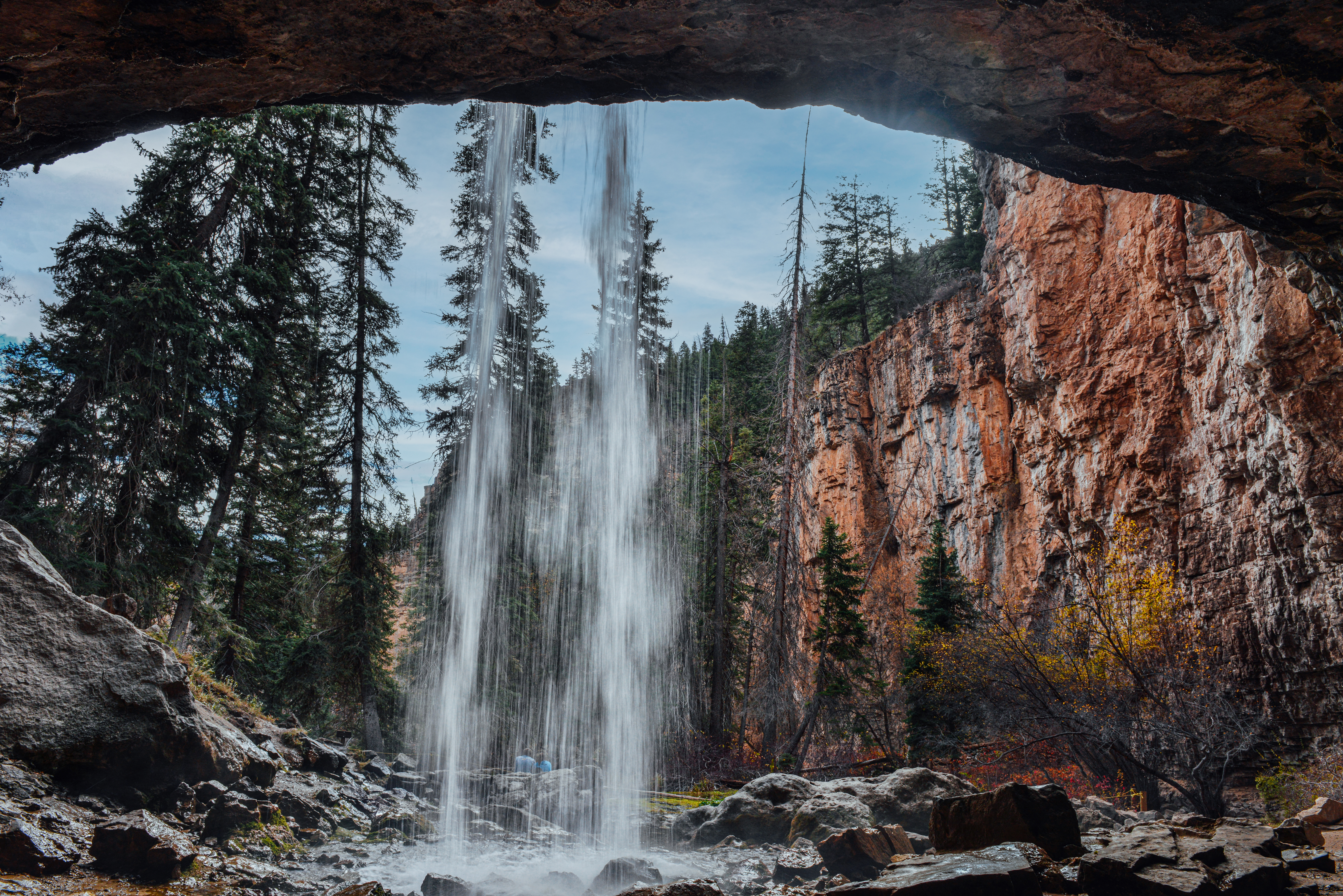 Spouting Rock Waterfall by Paul Kestel
