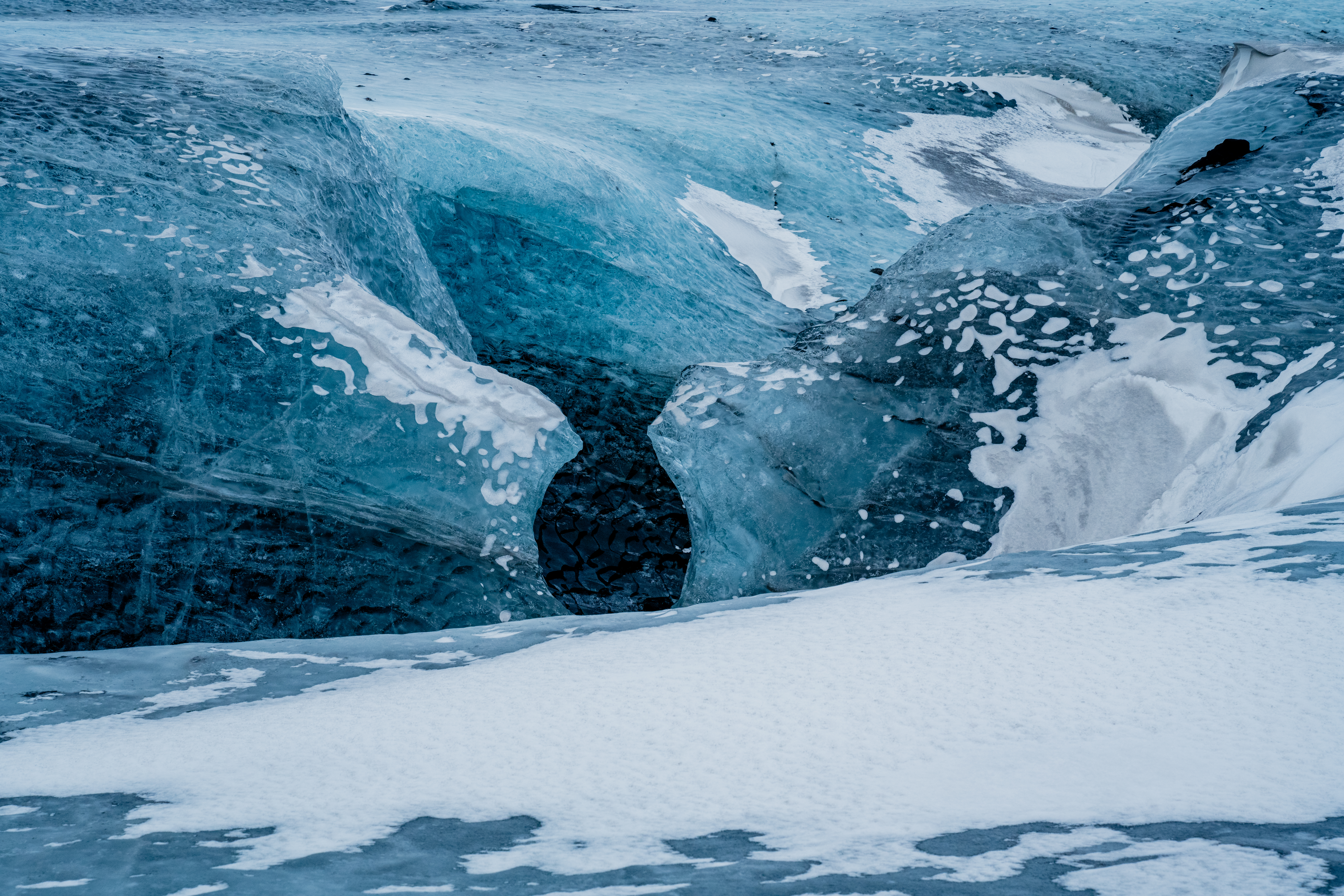 Blue Ice Vatnajökull Glacier by Paul Kestel