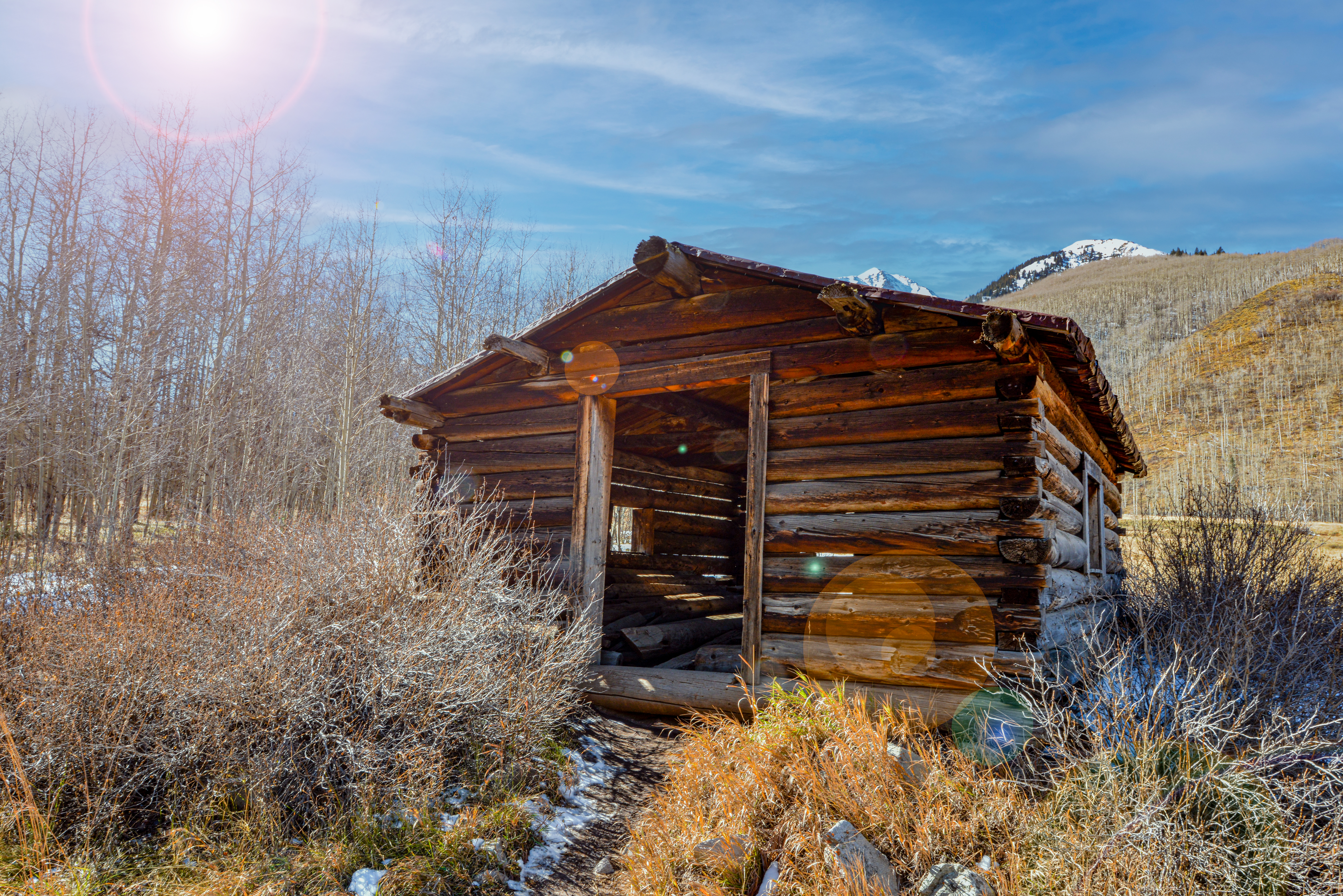 Ashcroft Ghost Town Cabin by Paul Kestel