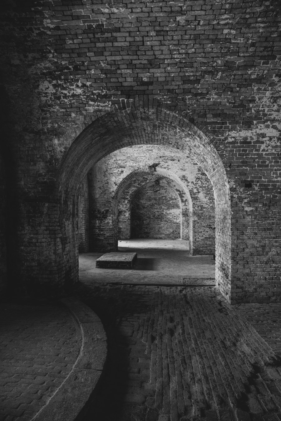 Fort Pickens B&W by Paul Kestel