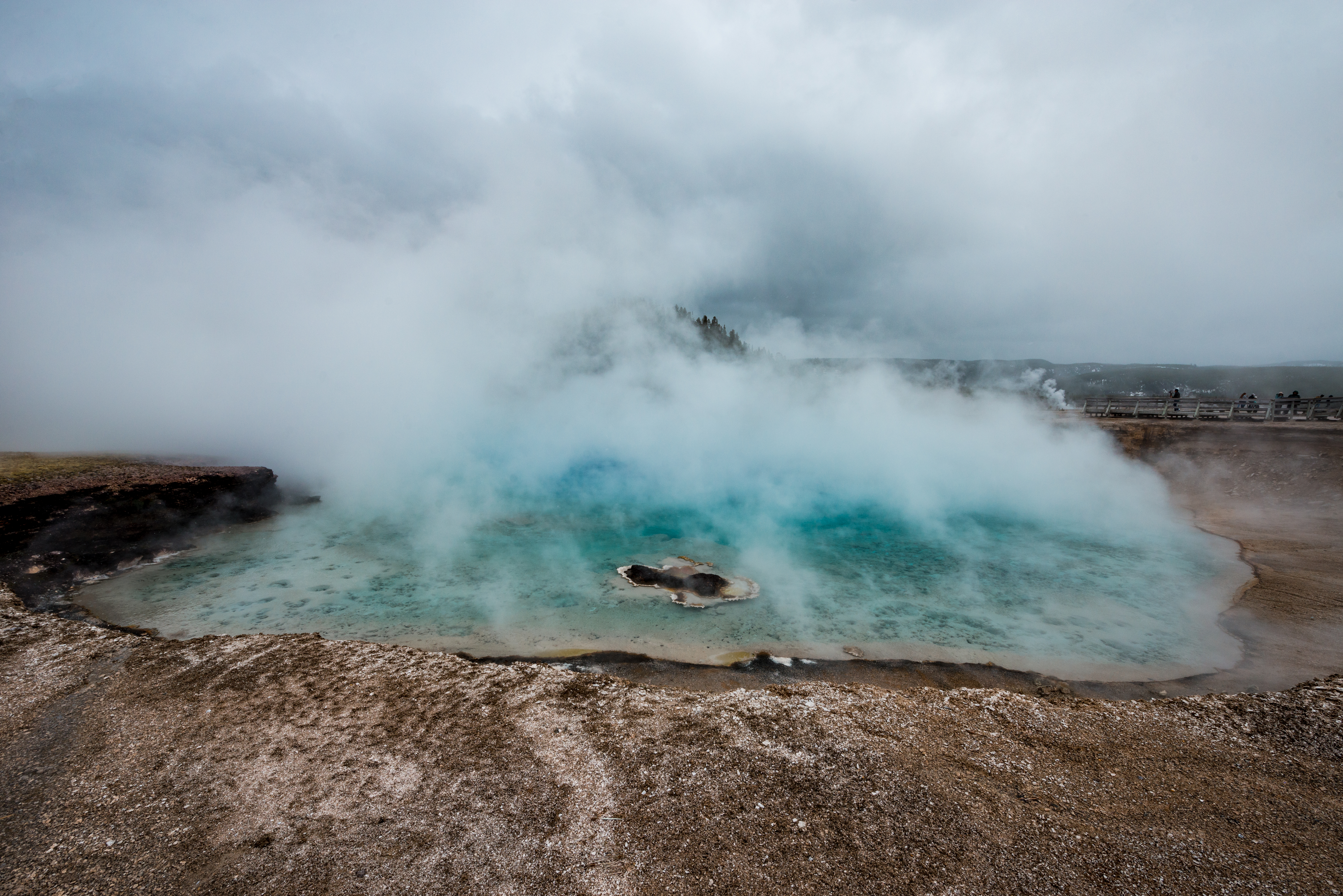 Excelsior Geyer Crater Yellowstone National Park by Paul Kestel